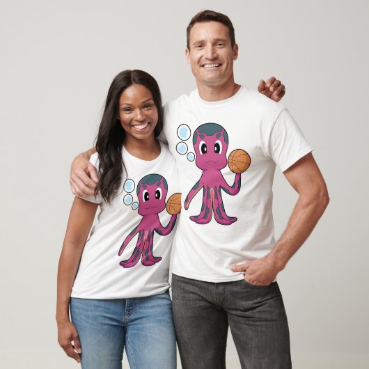 Octopus Basketball player Basketball Sports T-shirt (Unisex)