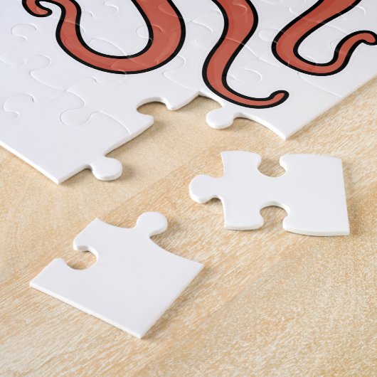 Octopus Basketball speler Basketball Legpuzzel (Zijkant)