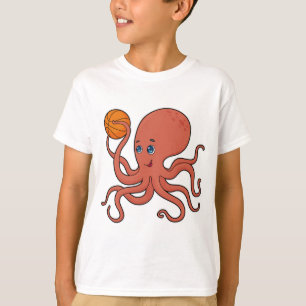Octopus Basketball speler Basketball T-shirt