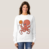 Octopus Basketball speler Basketball Trui (Voorkant volledig)