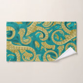 Octopus Bath Towel Set Golden Tentacles Bad Handdoek (Handdoek)