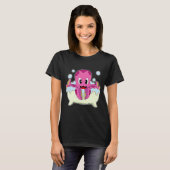 Octopus Bathe Bathtub T-shirt (Voorkant volledig)