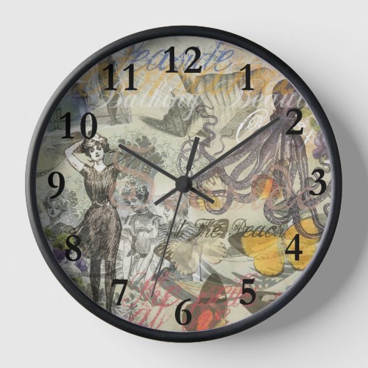 Octopus Beach Antiek kuststeampunk (Voorkant)