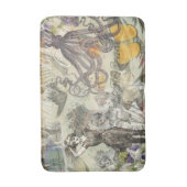 Octopus Beach Antiek kuststeampunk Badmat (Voorkant Verticaal)