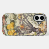 Octopus Beach Antiek kuststeampunk Case-Mate iPhone Case (Achterkant (horizontaal))