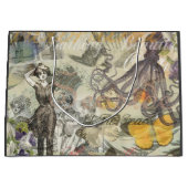 Octopus Beach Antiek kuststeampunk Groot Cadeauzakje (Voorkant)