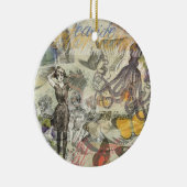 Octopus Beach Antiek kuststeampunk Keramisch Ornament (Rechts)