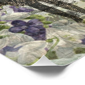 Octopus Beach Antiek kuststeampunk Poster (Hoek)