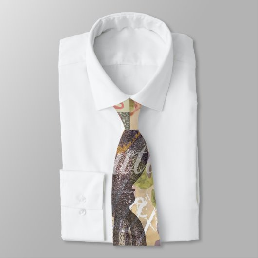 Octopus Beach Antiek kuststeampunk Stropdas (Gebonden)