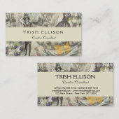 Octopus Beach Antiek kuststeampunk Visitekaartje (Voorkant / Achterkant)