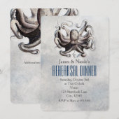  Octopus Beach bruiloft repetitie Kaart (Voorkant / Achterkant)