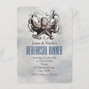 Octopus Beach bruiloft repetitie Kaart