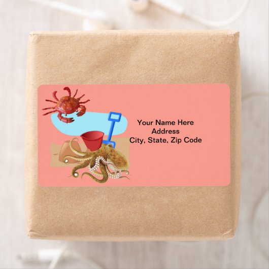 Octopus Beach Crab Labels (Insitu)