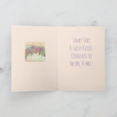 Octopus Beach Wedding Kaart (Binnen)