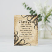 octopus bedankkaart (Staand voorkant)