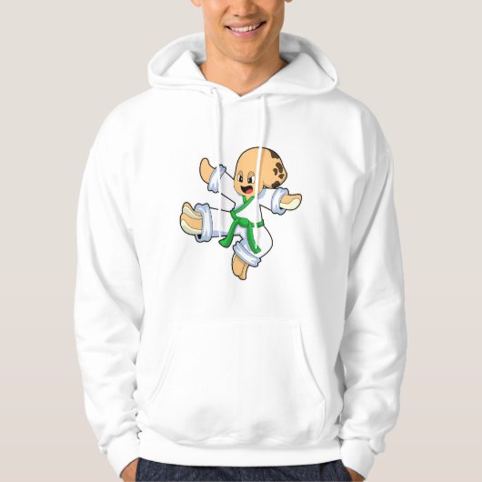 Octopus bij de vechtsport Karate Hoodie (Voorkant)