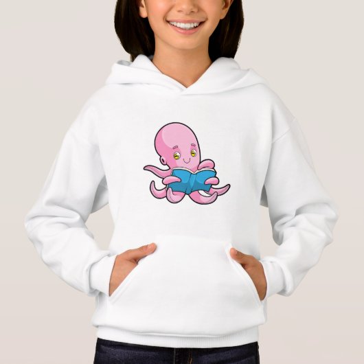 Octopus bij het lezen van een boek (Voorkant)