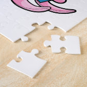 Octopus bij het lezen van een boek legpuzzel (Zijkant)