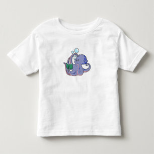 Octopus bij lezen boek kinder shirts