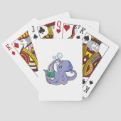 Octopus bij lezen boek pokerkaarten (Achterkant)