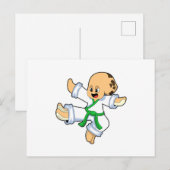 Octopus bij martial arts Karate Briefkaart (Voorkant / Achterkant)