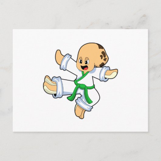 Octopus bij martial arts Karate Briefkaart (Voorkant)