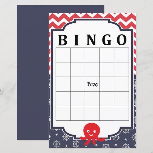 Octopus bingo (Voorkant / Achterkant)