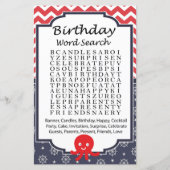 Octopus Birthday word search game (Voorkant)