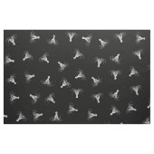  Octopus Black Toss Pattern Stof (Fat Quarter)