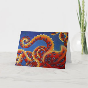 Octopus Blank Card - Gloed van binnen mijn octopus Kaart
