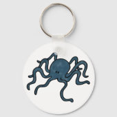 Octopus Blue Sleutelhanger (Voorkant)