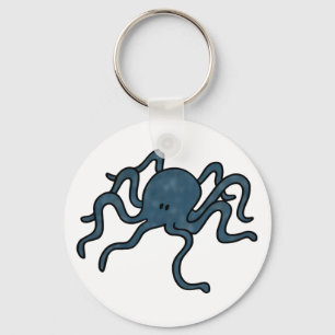 Octopus Blue Sleutelhanger