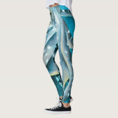 Octopus Blue Waterverf Detail Leggings (Links)