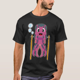 Octopus Bodybuilder Pull-ups Bodybuilding T-shirt