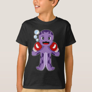 Octopus Bokshandschoenen Boksen T-shirt