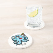 Octopus Bonk, MeWarriorVrouw op Twitch Zandsteen Onderzetter (Zijkant)