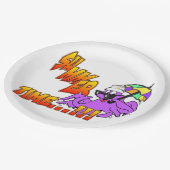 Octopus-Borden voor zomertijd Papieren Bordje (Gekanteld)