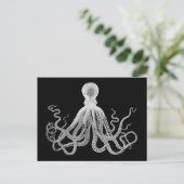  octopus briefkaart (Staand voorkant)
