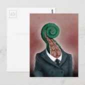 Octopus Briefkaart (Voorkant / Achterkant)