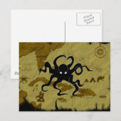 Octopus Briefkaart (Voorkant / Achterkant)