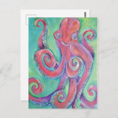 octopus briefkaart (Voorkant / Achterkant)