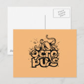 Octopus Briefkaart (Voorkant / Achterkant)