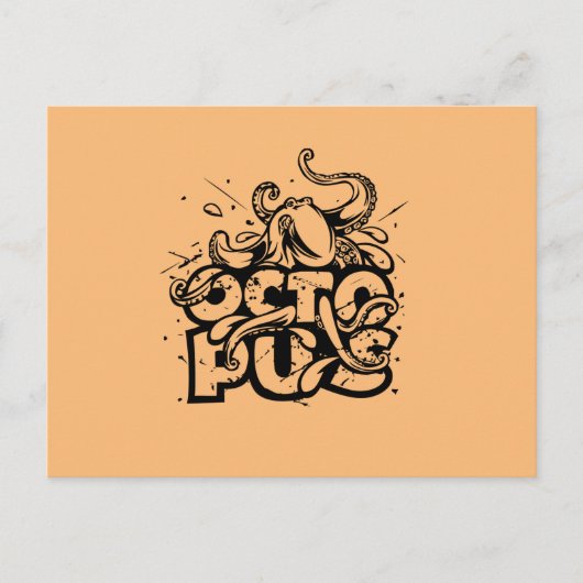 Octopus Briefkaart (Voorkant)