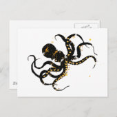Octopus Briefkaart (Voorkant / Achterkant)