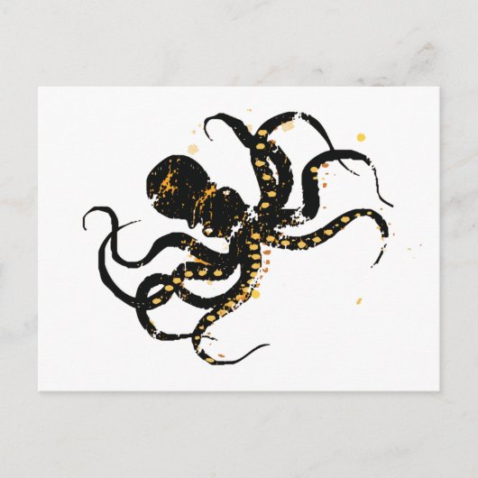 Octopus Briefkaart (Voorkant)