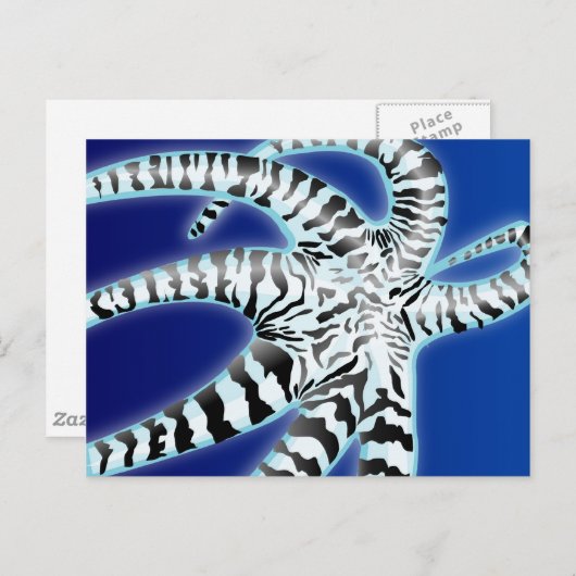 Octopus Briefkaart (Voorkant / Achterkant)