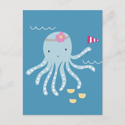 Octopus Briefkaart (Voorkant)