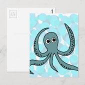 Octopus Briefkaart (Voorkant / Achterkant)