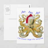 Octopus Briefkaart (Voorkant / Achterkant)