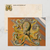 Octopus Briefkaart (Voorkant / Achterkant)